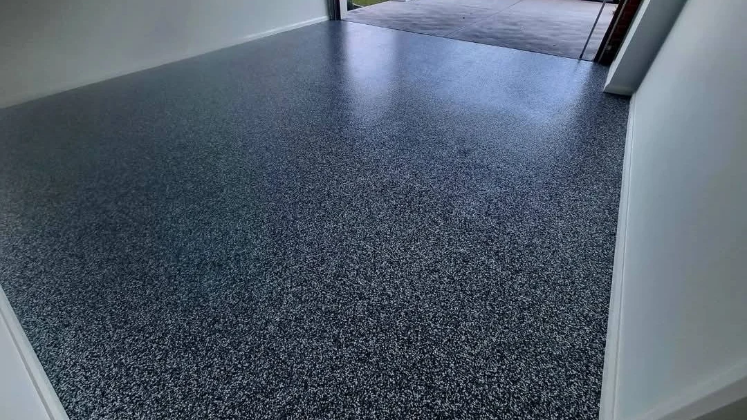 High performance epoxy coating services applied to a Canberra concrete floor