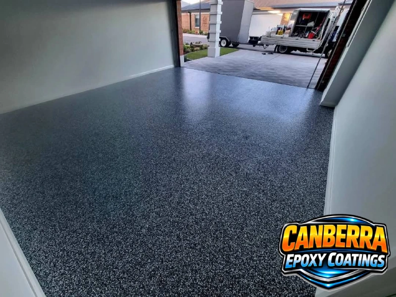 Garage concrete epoxy resin coating in Canberra ACT