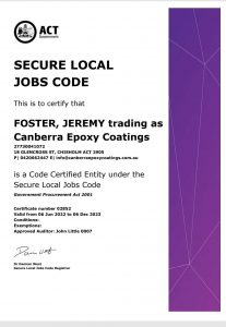 Secure Local Jobs Certified